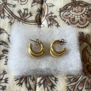 Elegant Gold Hoop Earrings